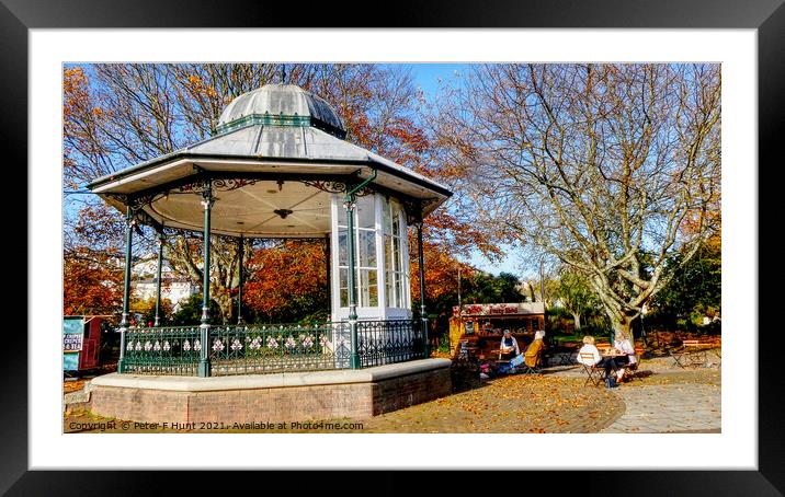 Royal Avenue Gardens Dartmouth  Framed Mounted Print by Peter F Hunt