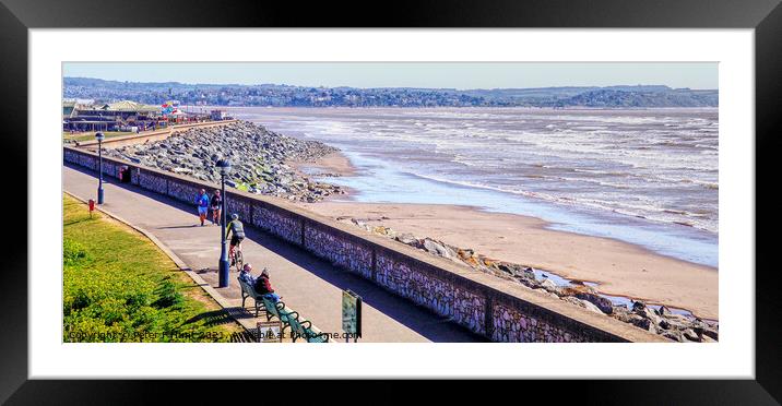 Dawlish Warren And Leisure Complex Framed Mounted Print by Peter F Hunt