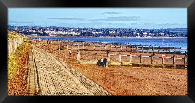 Dawlish Warren To Exmouth Framed Print by Peter F Hunt
