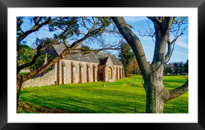 The Spanish Barn Torre Abbey Torquay Framed Mounted Print by Peter F Hunt