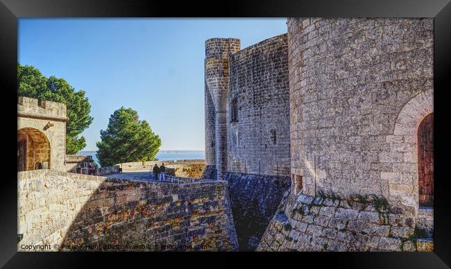 The Castle Walls Framed Print by Peter F Hunt