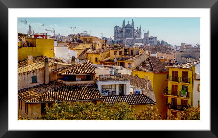 View Over The Rooftops  Framed Mounted Print by Peter F Hunt