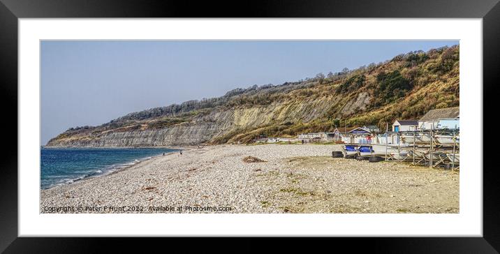 A Fossil Hunters Paradise  Framed Mounted Print by Peter F Hunt