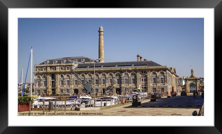 Royal William Yard And Dock Plymouth Framed Mounted Print by Peter F Hunt