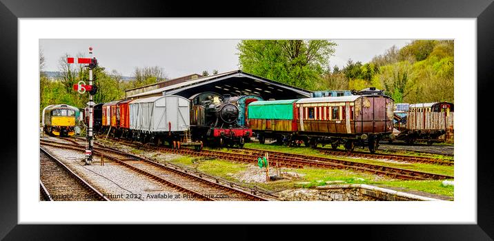 The Engine Sheds Buckfastleigh Station Framed Mounted Print by Peter F Hunt