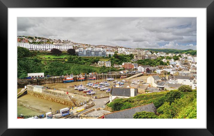 Ilfracombe Harbour North Devon Framed Mounted Print by Peter F Hunt