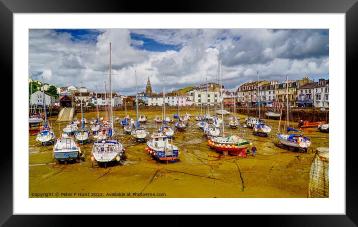 Ilfracombe Harbour North Devon Framed Mounted Print by Peter F Hunt