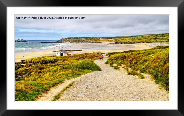 Pathway To The Beach Framed Mounted Print by Peter F Hunt
