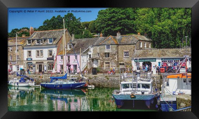 Padstow Harbour Cornwall Framed Print by Peter F Hunt