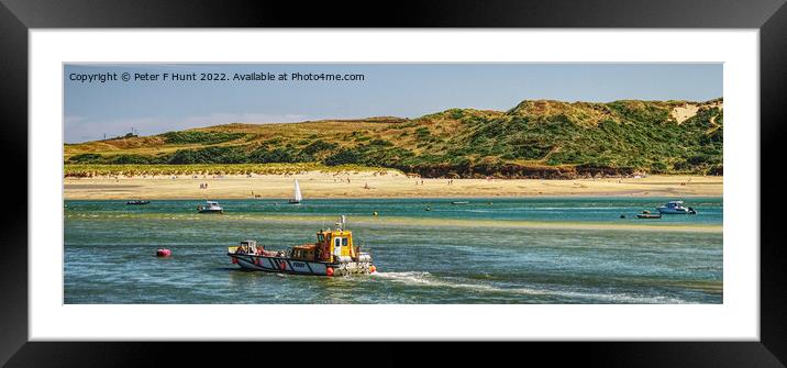 Ferry From Padstow To Rock  Framed Mounted Print by Peter F Hunt