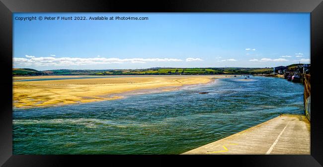 Camel River At Padstow Framed Print by Peter F Hunt