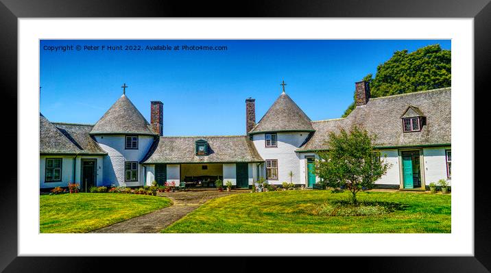 The Round Houses Of Veryan 3 Framed Mounted Print by Peter F Hunt