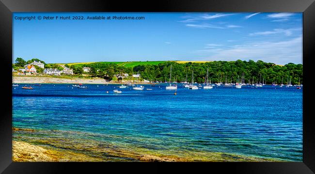 St Mawes On A Summers Day  Framed Print by Peter F Hunt