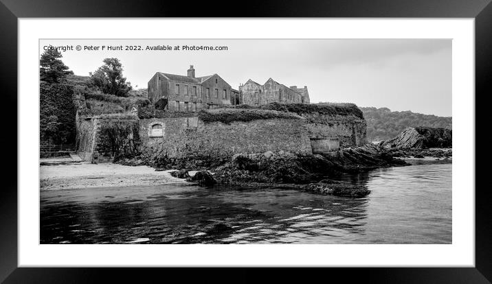 Drakes Island Plymouth 3 Framed Mounted Print by Peter F Hunt