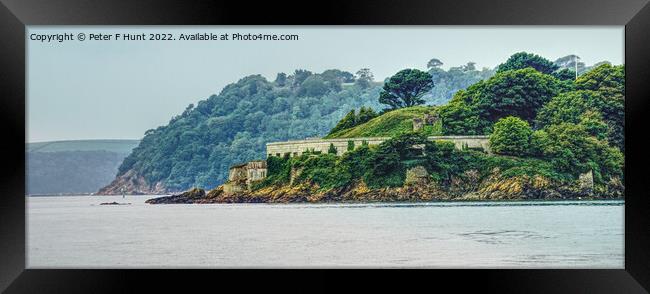Defending Plymouth Sound Framed Print by Peter F Hunt