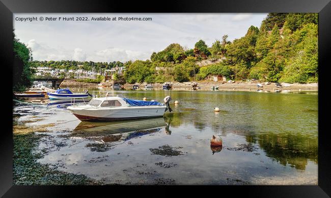 Kingswear Creek Looking Towards The River Dart Framed Print by Peter F Hunt