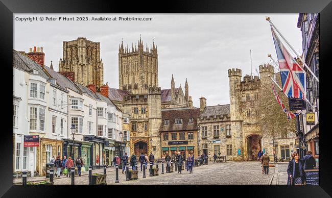 From Market Place To A Cathedral And Palace Framed Print by Peter F Hunt