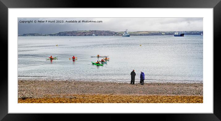 The View From Cawsand Beach Framed Mounted Print by Peter F Hunt