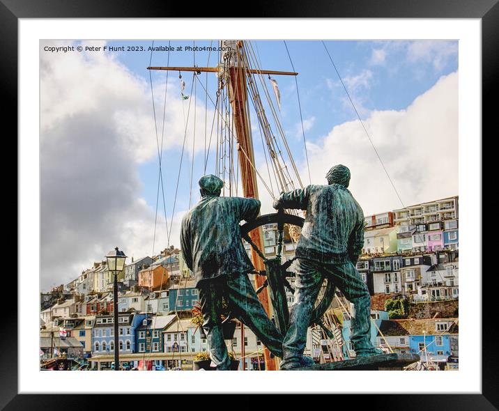 Watching Over The Harbour Framed Mounted Print by Peter F Hunt