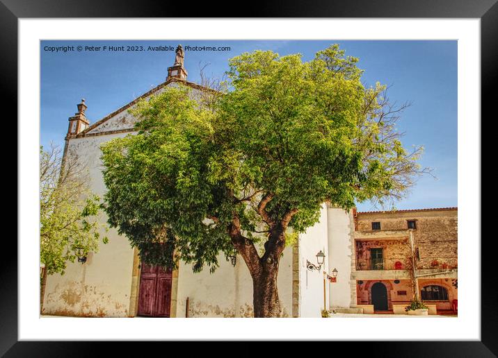 The Mountain Village Church Framed Mounted Print by Peter F Hunt