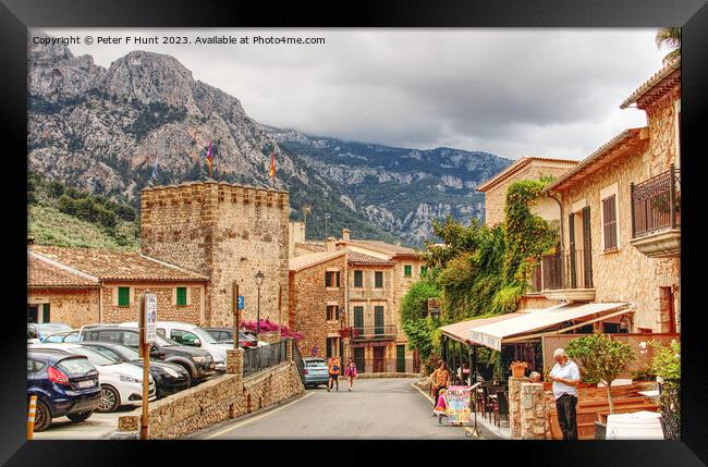 Fornalutx Mountain Village Mallorca  Framed Print by Peter F Hunt