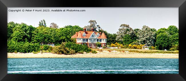 Mersea Island From The Blackwater Framed Print by Peter F Hunt