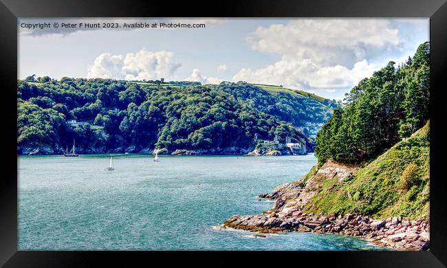 The River Dart Estuary Framed Print by Peter F Hunt