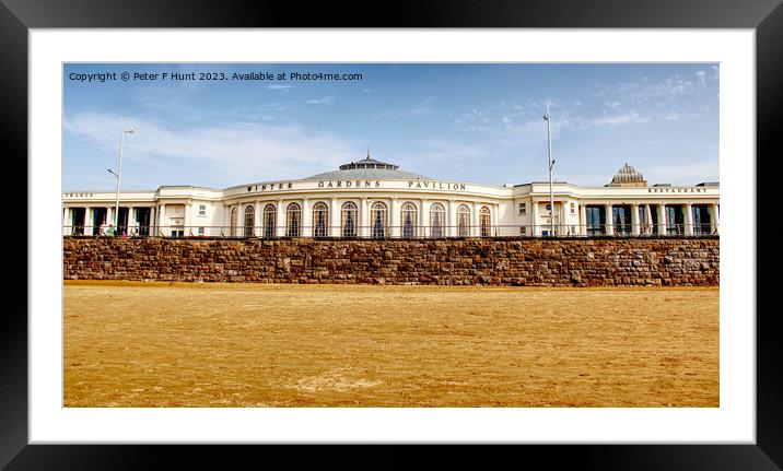 The Winter Gardens Pavilion  Framed Mounted Print by Peter F Hunt