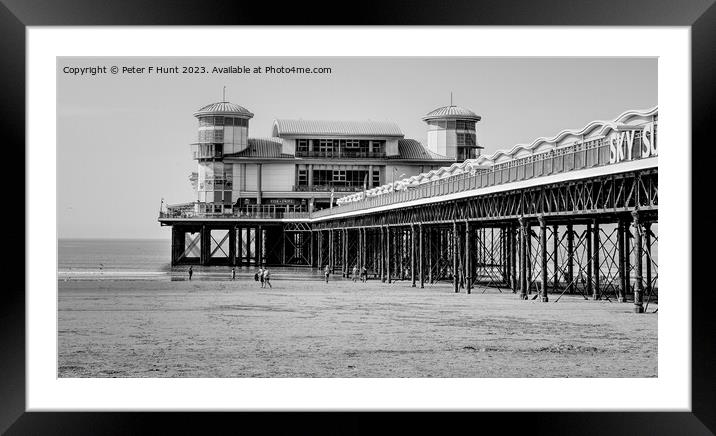 The Grand Pier Weston-super-Mare Framed Mounted Print by Peter F Hunt
