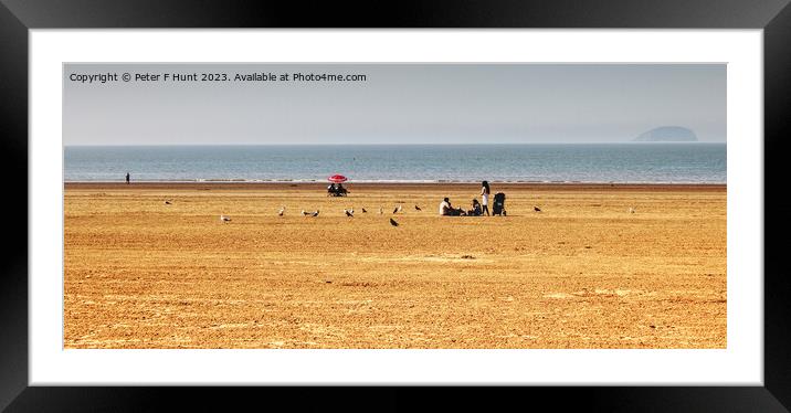 We Do Like To Be Beside The Seaside Framed Mounted Print by Peter F Hunt