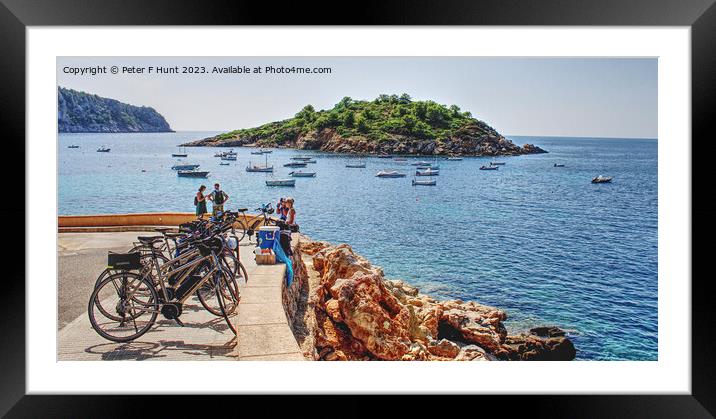 View From Sant Elm Mallorca Framed Mounted Print by Peter F Hunt