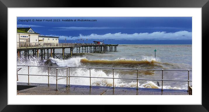 The Storm Has Passed Through Framed Mounted Print by Peter F Hunt