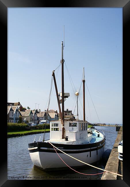 Bude Canal Cornwall Framed Print by Peter F Hunt