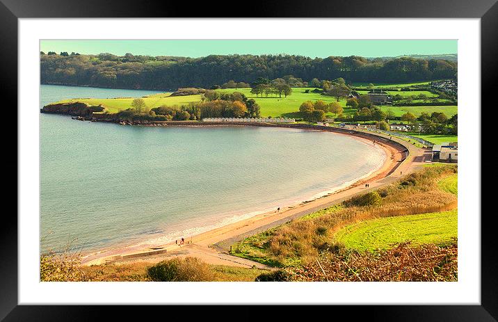 Broadsands Beach Paignton Framed Mounted Print by Peter F Hunt