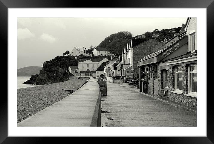 Torcross South Devon Framed Mounted Print by Peter F Hunt