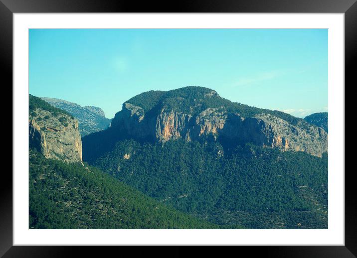 Mallorca The Gates of Alaro Framed Mounted Print by Peter F Hunt