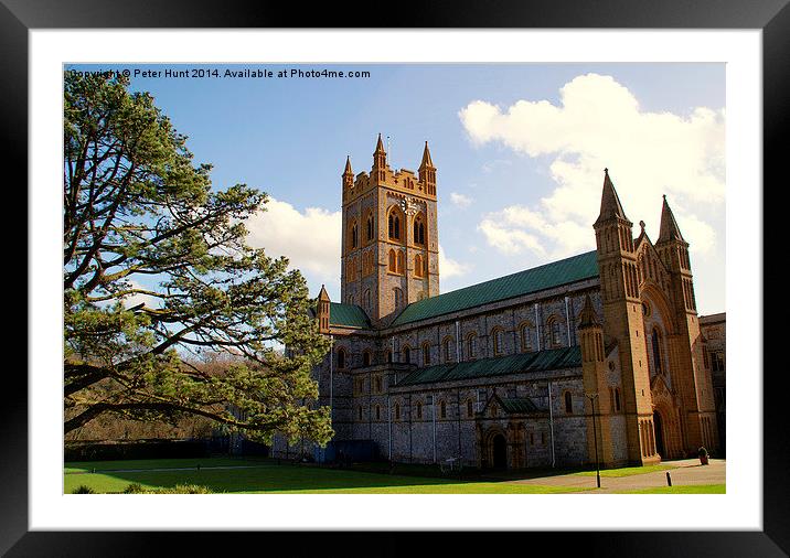 Buckfast Abbey Framed Mounted Print by Peter F Hunt