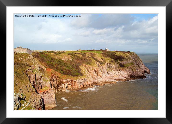 Berry Head Brixham Framed Mounted Print by Peter F Hunt