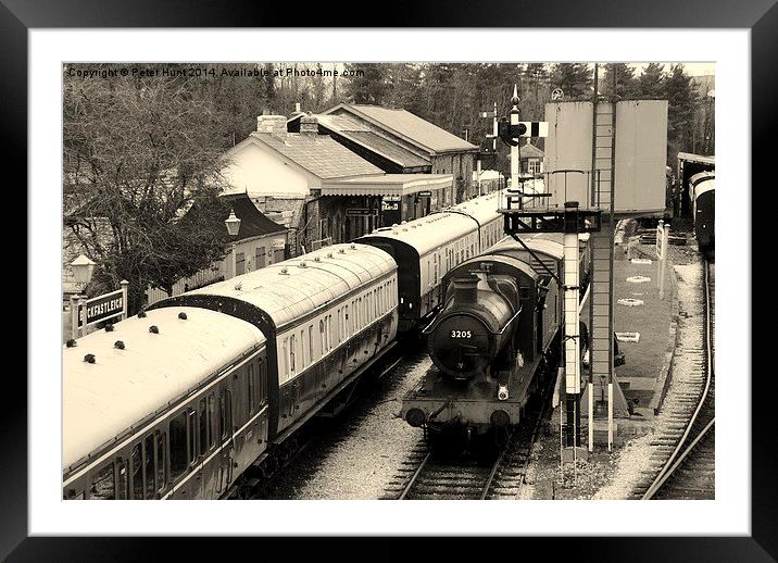 The Old Railway at Buckfastleigh Framed Mounted Print by Peter F Hunt