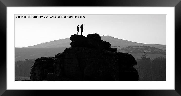On Top Of The World Framed Mounted Print by Peter F Hunt