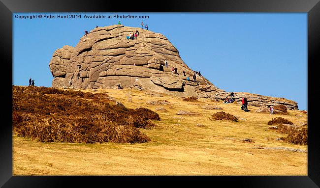 Hay Tor Dartmoor Framed Print by Peter F Hunt