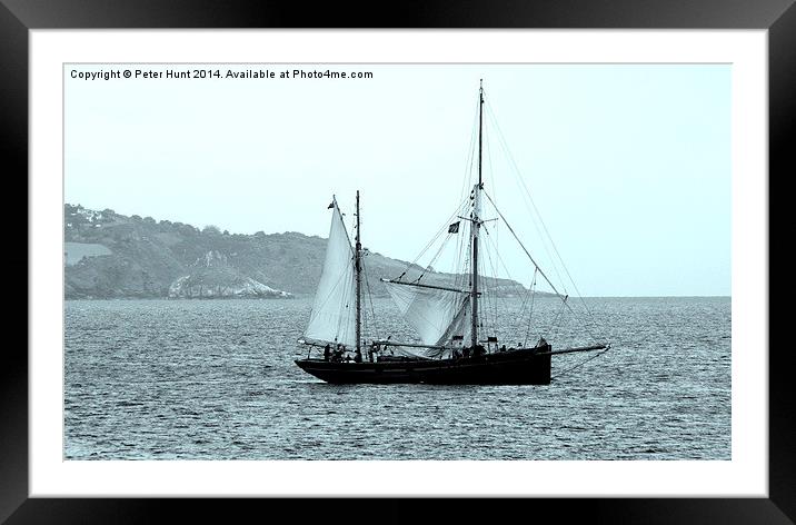 Timeless Leader Of Brixham Framed Mounted Print by Peter F Hunt