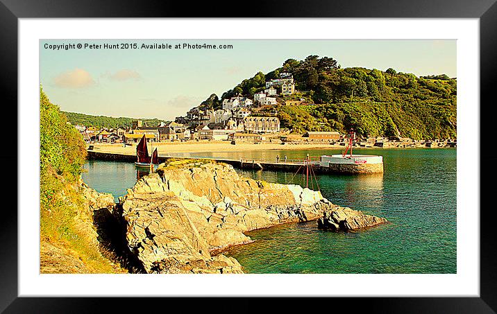  Looe In Cornwall Framed Mounted Print by Peter F Hunt