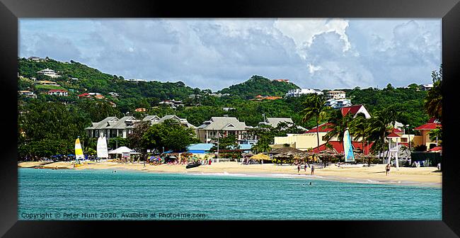 Le Gros Islet Framed Print by Peter F Hunt