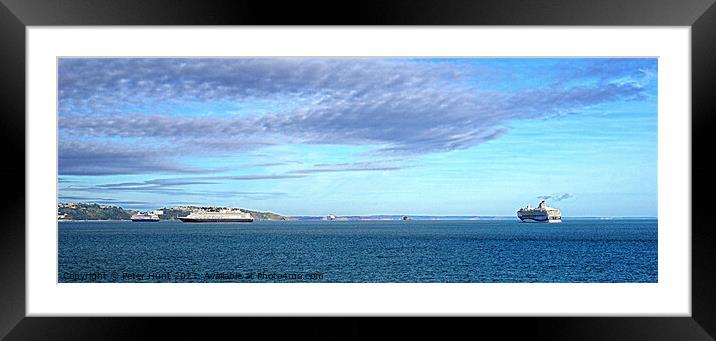 Christmas In Torbay Framed Mounted Print by Peter F Hunt