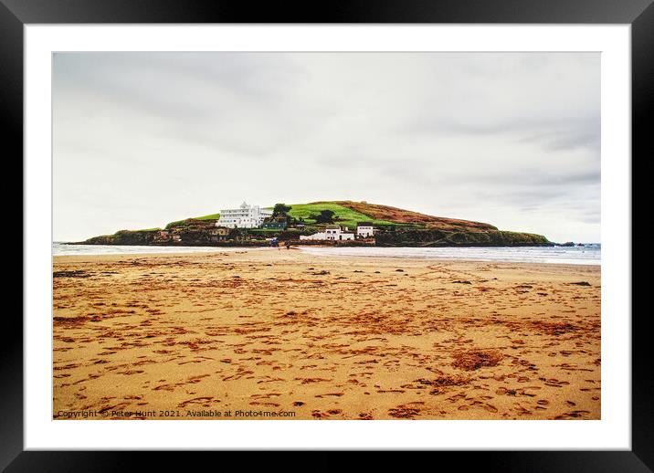 Causeway To Burgh Island Framed Mounted Print by Peter F Hunt