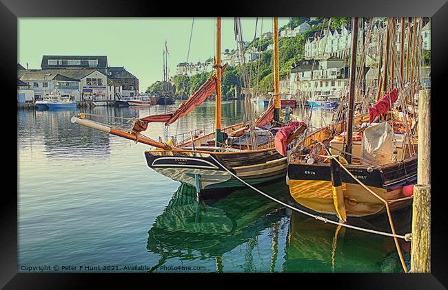 The Looe River Framed Print by Peter F Hunt