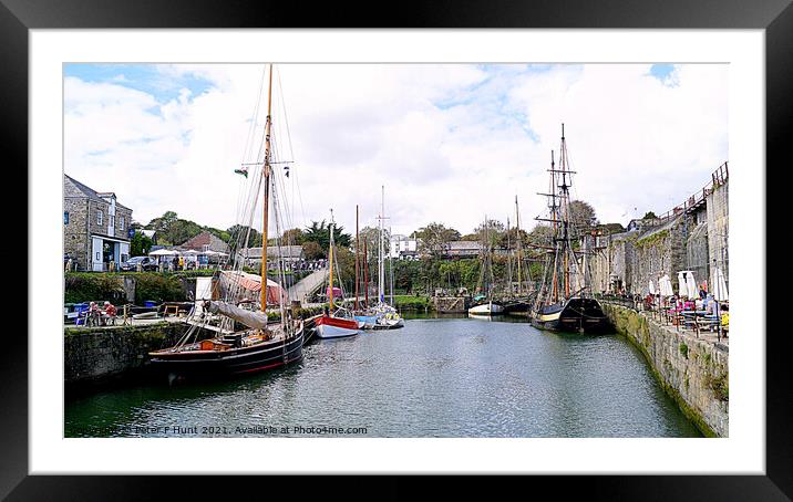 Harbour View Charlestown Framed Mounted Print by Peter F Hunt