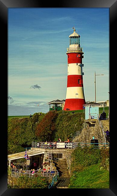 Smeaton's Tower Plymouth Framed Print by Peter F Hunt