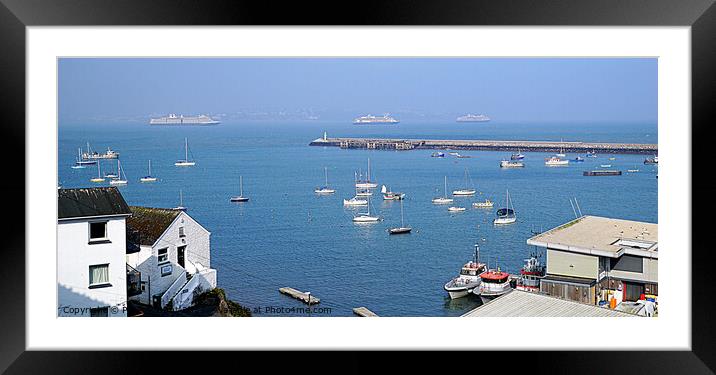 Torbay From Brixham Framed Mounted Print by Peter F Hunt